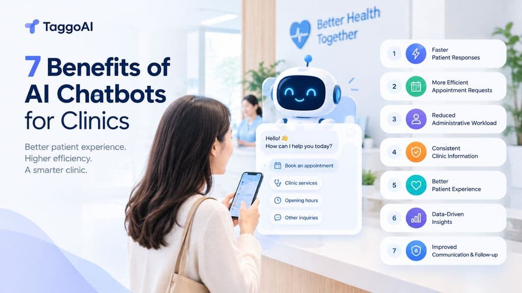 7 Benefits of AI Chatbots for Clinics